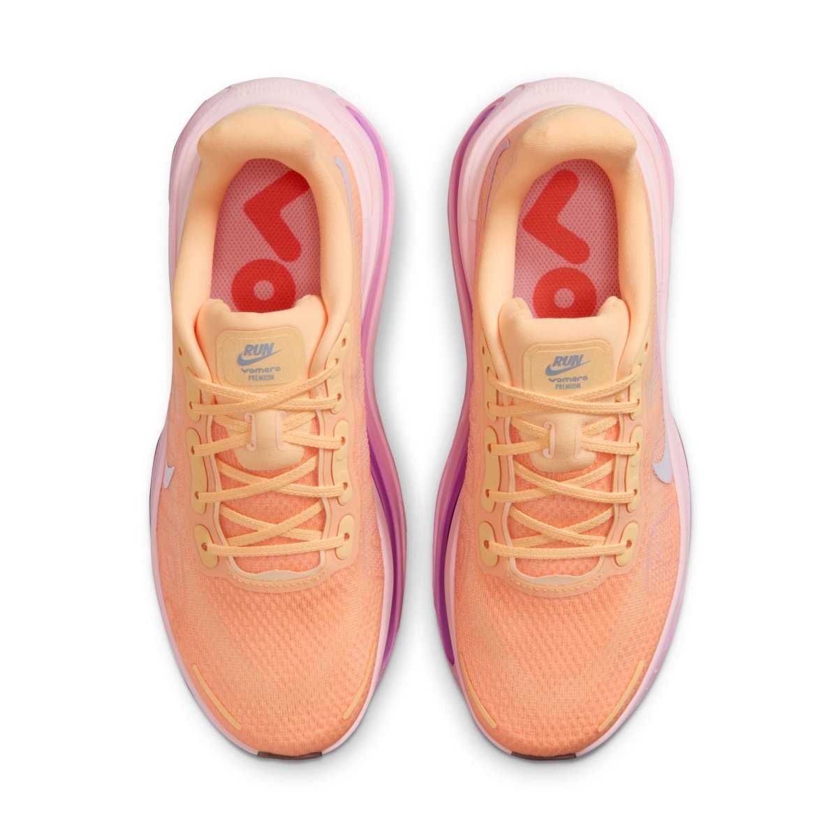 Nike Women's Vomero Premium Running Shoes - Tangerine Tint/Tattoo/Bright Crimson
