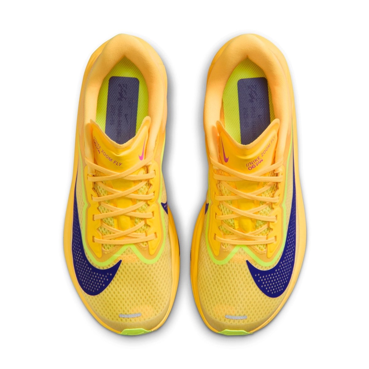 Nike Women's Zoom Fly 6 Racing Shoes - Citron Pulse/Volt Ice/Hyper Violet