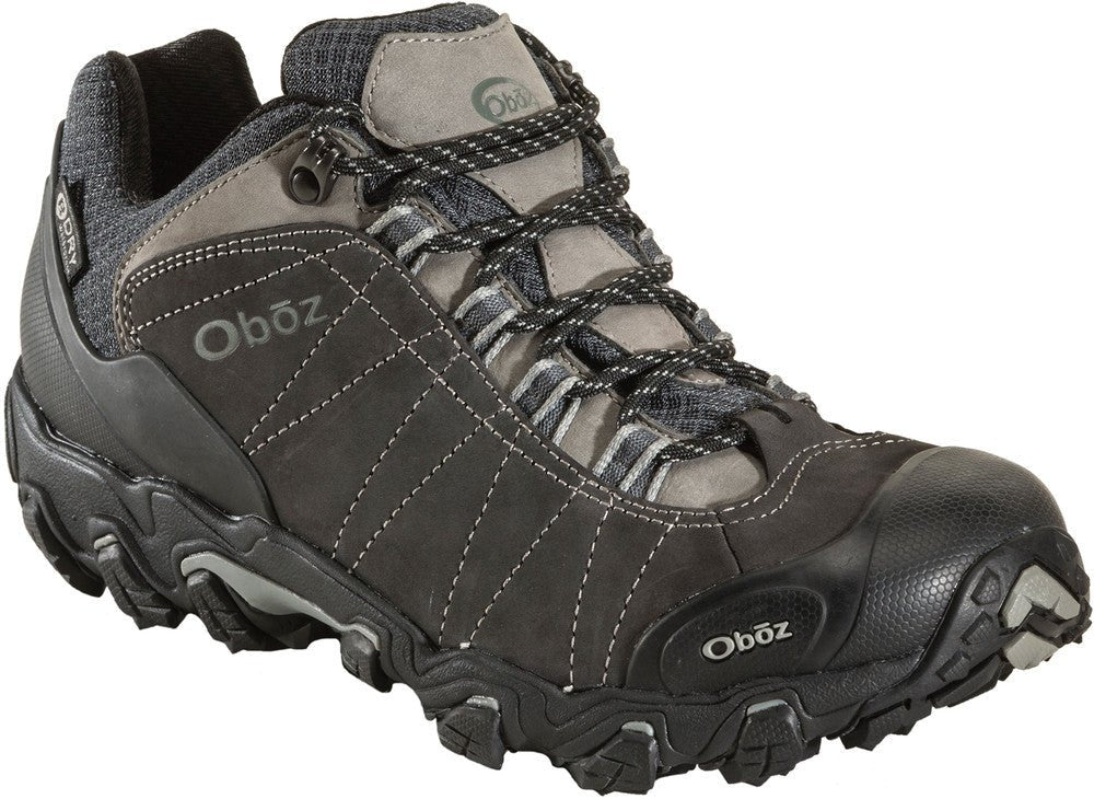 Oboz Men's Bridger Low Waterproof - Dark Shadow