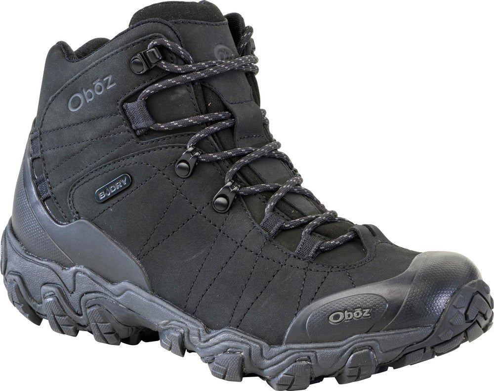 Oboz Men's Bridger Mid Waterproof - Black Sea