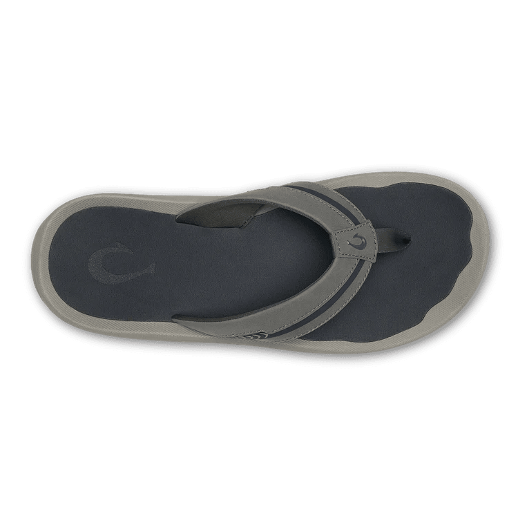 Olukai Men's Akeu Beach Sandals - Rock/Rock