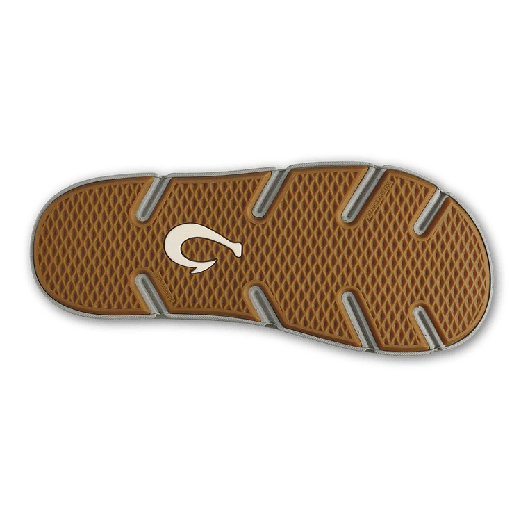 Olukai Men's Akeu Beach Sandals - Rock/Rock