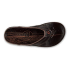 Olukai Men's Hokule'a Kia Leather Sandals - Dark Wood