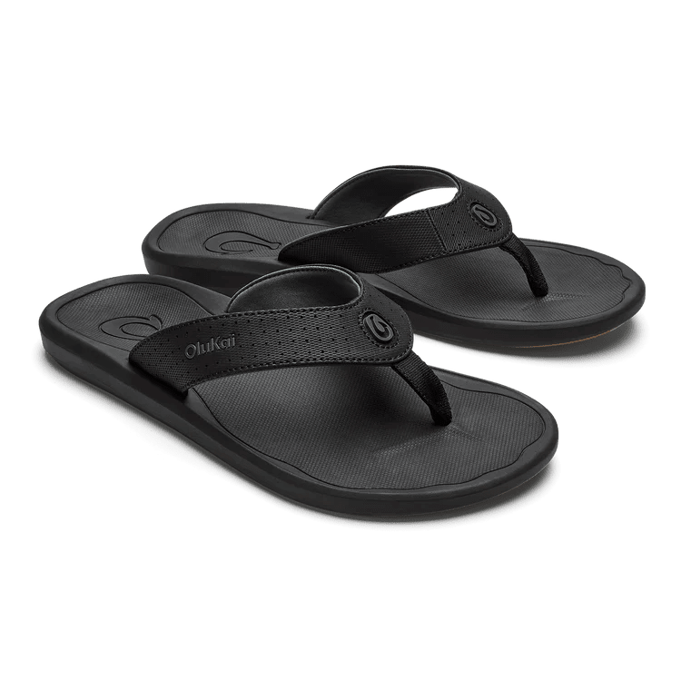Olukai Men's Ki'i Water-Friendly Sandals - Lava Rock