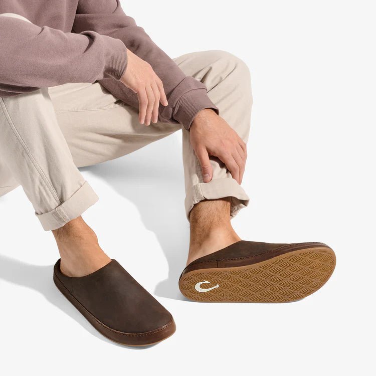 Seliga ShoesOlukai Men's Ku'u Slipper - Dark Java