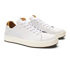 Olukai Men's Lae'ahi Li 'Ili Waterproof Leather Sneaker - Bright White