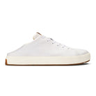Olukai Men's Lae'ahi Li 'Ili Waterproof Leather Sneaker - Bright White