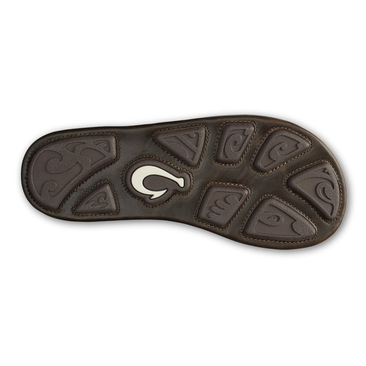 Olukai Men's Mea Ola Mano Leather Sandals - Mustang/Tan