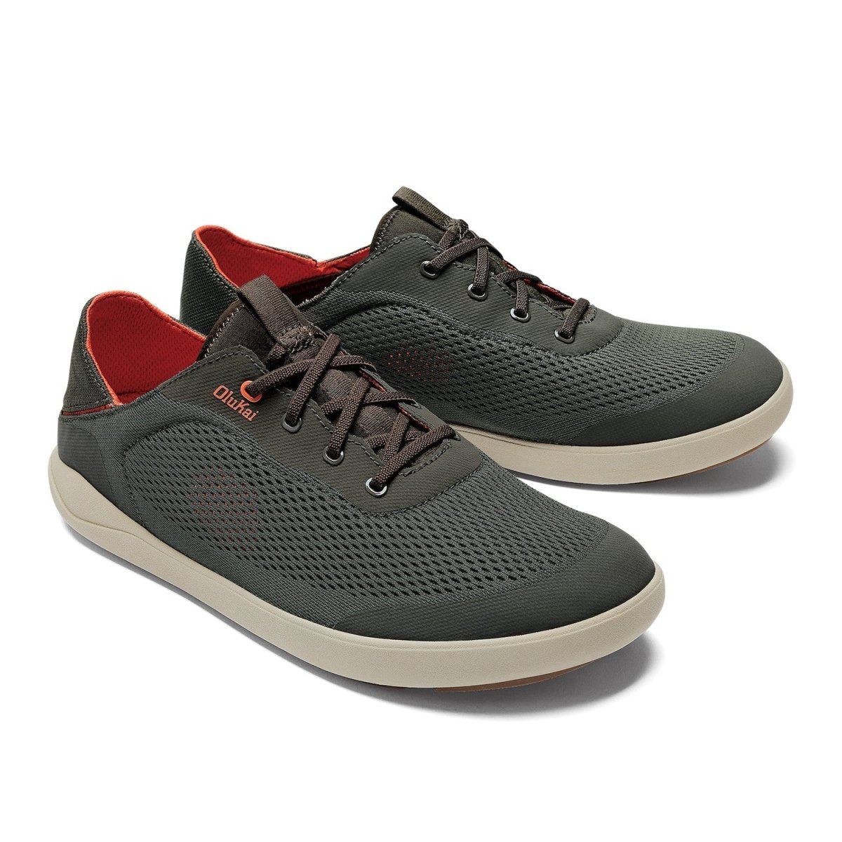 Olukai Men's Moku Pae Slip - On Shoe - Island Salt/Koi
