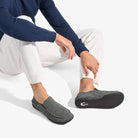 Olukai Men's Moloa Hulu II Slippers - Dark Shadow