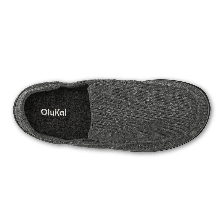 Olukai Men's Moloa Hulu II Slippers - Dark Shadow
