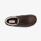 Olukai Men's Moloa Leather Slippers - Dark Wood
