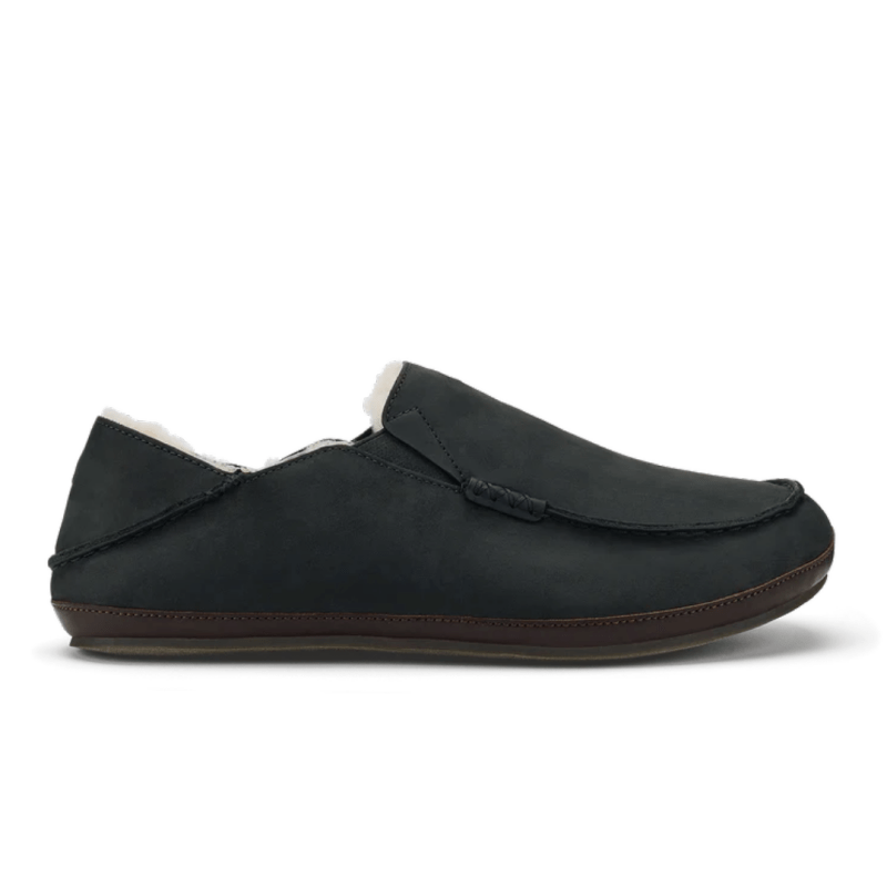 Seliga ShoesOlukai Men's Moloa Slipper - Black/Dark Java