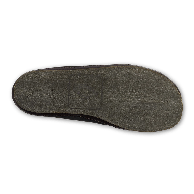 Olukai Men's Moloa Slipper - Black/Dark Java