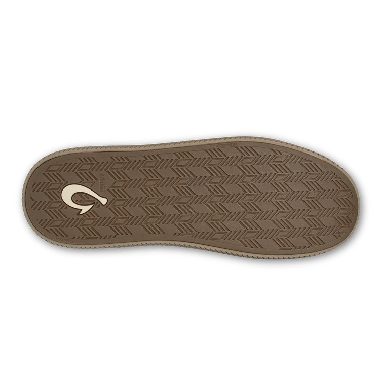 Olukai Men's Mua 'Ili Slipper - Dark Wood/Silt