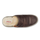 Olukai Men's Mua 'Ili Slipper - Dark Wood/Silt