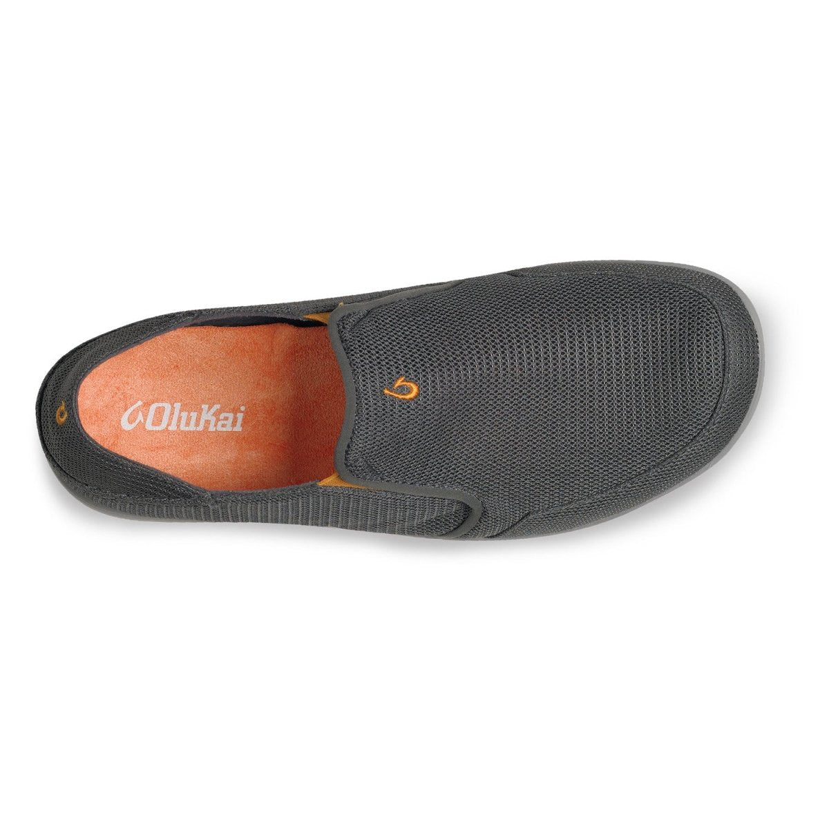 Olukai Men's Nohea Mesh Slip - On Shoe - Dark Shadow