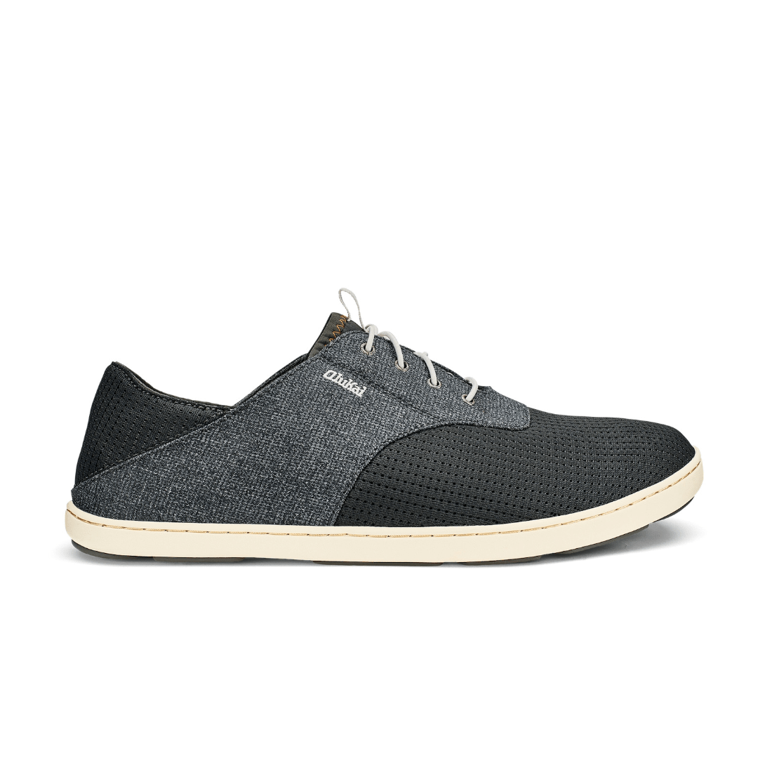Olukai Men's Nohea Moku Slip - On Shoe - Dark Shadow