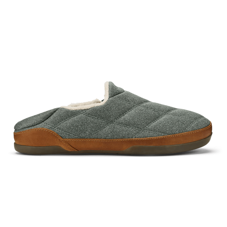 Seliga ShoesOlukai Men's Puku'i Slipper - Ash/Ash