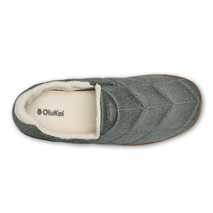 Seliga ShoesOlukai Men's Puku'i Slipper - Ash/Ash