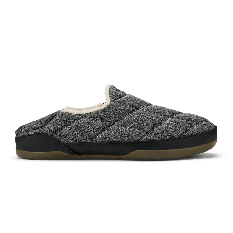 Olukai Men's Puku'i Slipper - Dark Shadow/Lava Rock