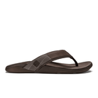 Olukai Men's Tuahine Waterproof Leather Sandals - Dark Wood