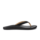 Olukai Women's Honu Leather Sandals - Black