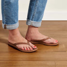 Olukai Women's Honu Leather Sandals - Tan