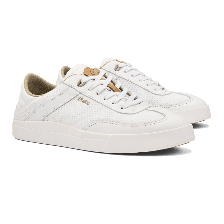Olukai Women's Kilea Lace - Up Sneaker - White