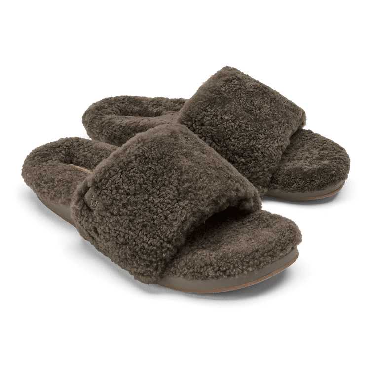 Olukai Women's Kipe'a Ulana Slide Slippers - Walnut