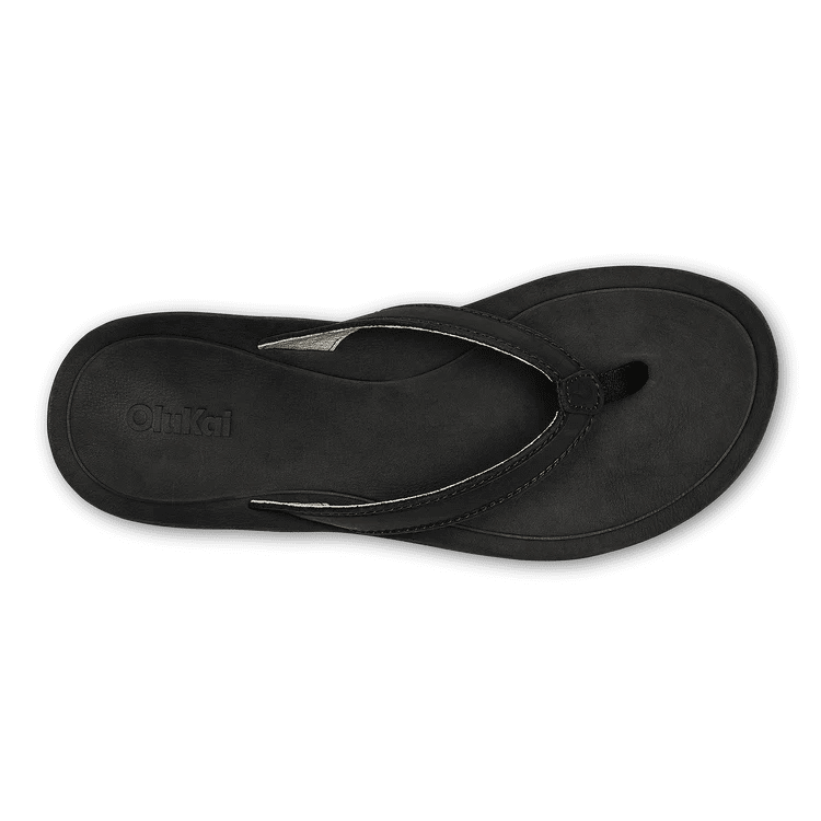 Olukai Women's Southshore Waterproof Leather Sandals - Lava Rock