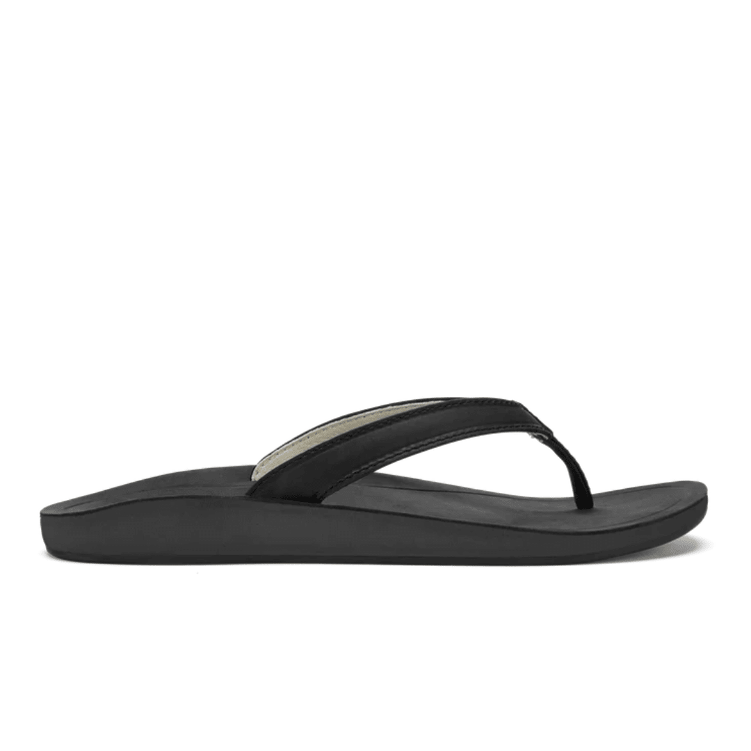 Olukai Women's Southshore Waterproof Leather Sandals - Lava Rock