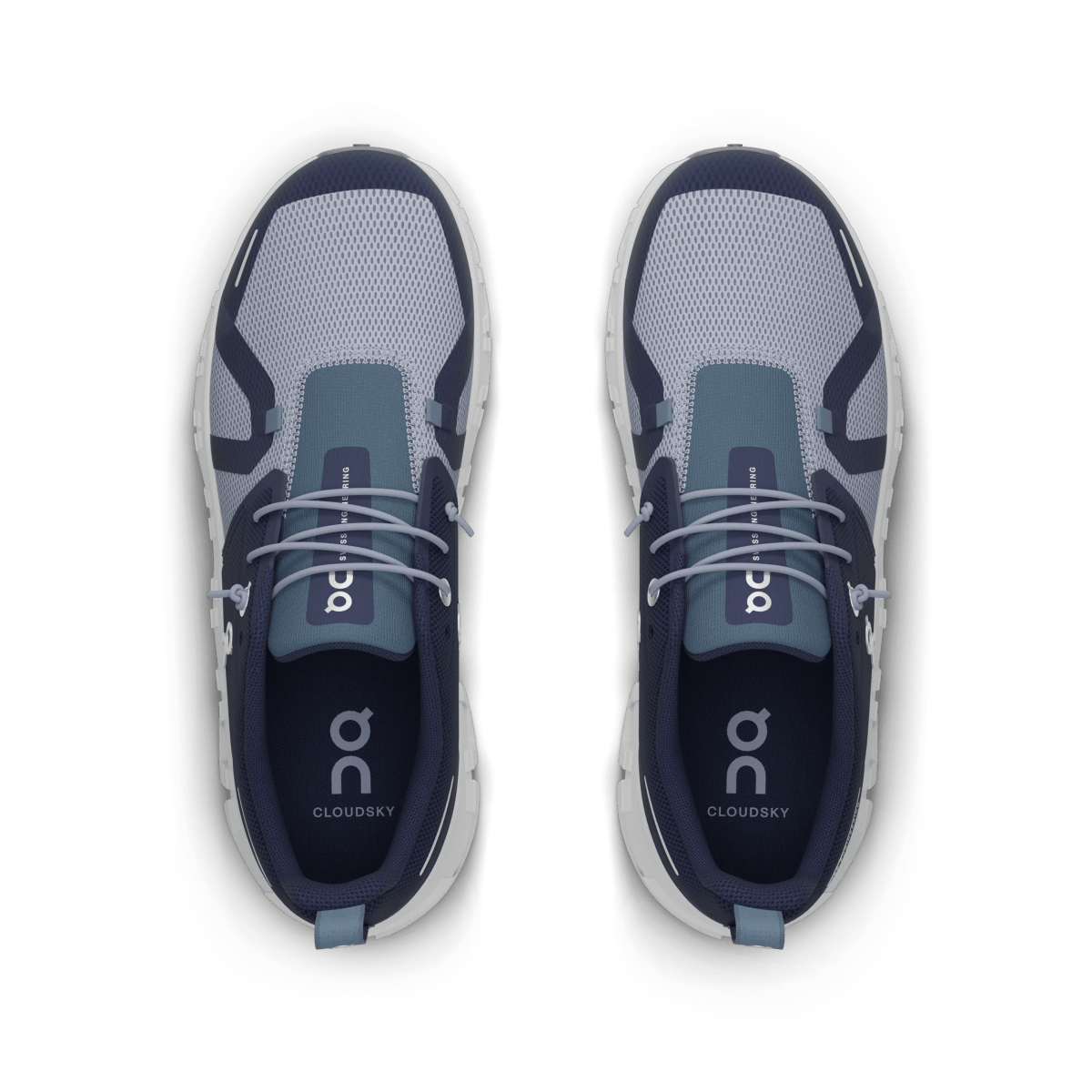 On Big Kids Cloud Sky 2 Shoes - Midnight/Wolf
