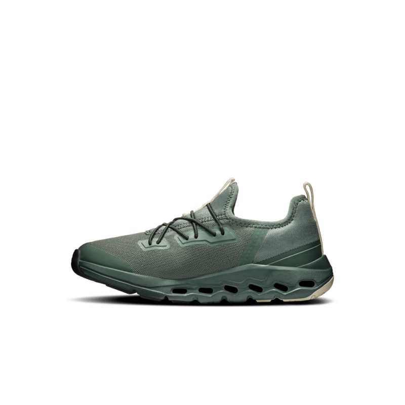 On Little Kids Cloudleap - Olive/Ghost