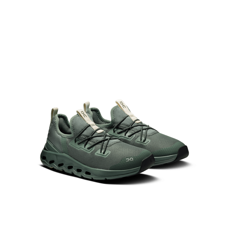 On Little Kids Cloudleap - Olive/Ghost