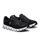 On Men's Cloud 6 Lifestyle Shoes - Black/White (Wide Width)