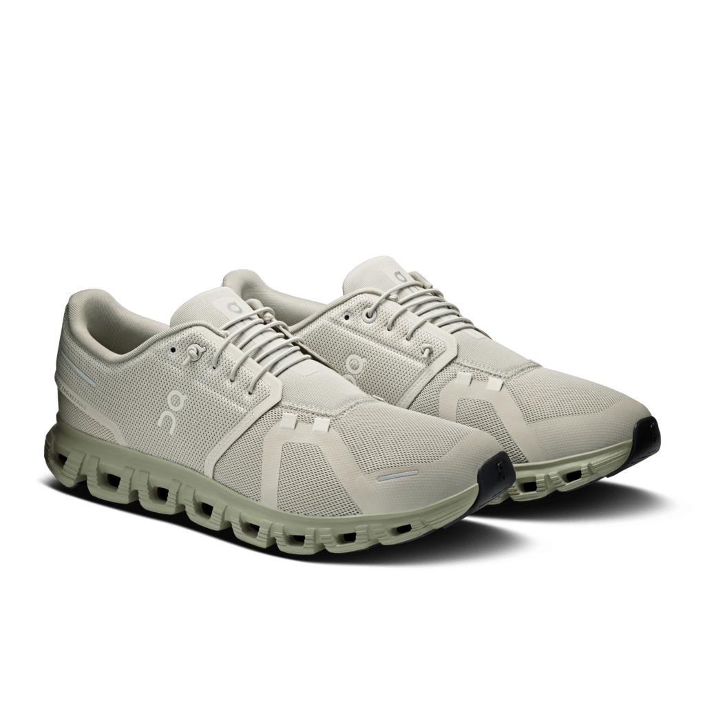 On Men's Cloud 6 Lifestyle Shoes - Brume/Olive