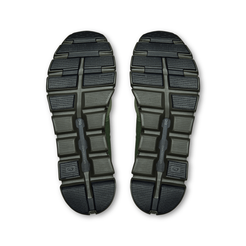 On Men's Cloud 6 Lifestyle Shoes - Thyme/Espresso