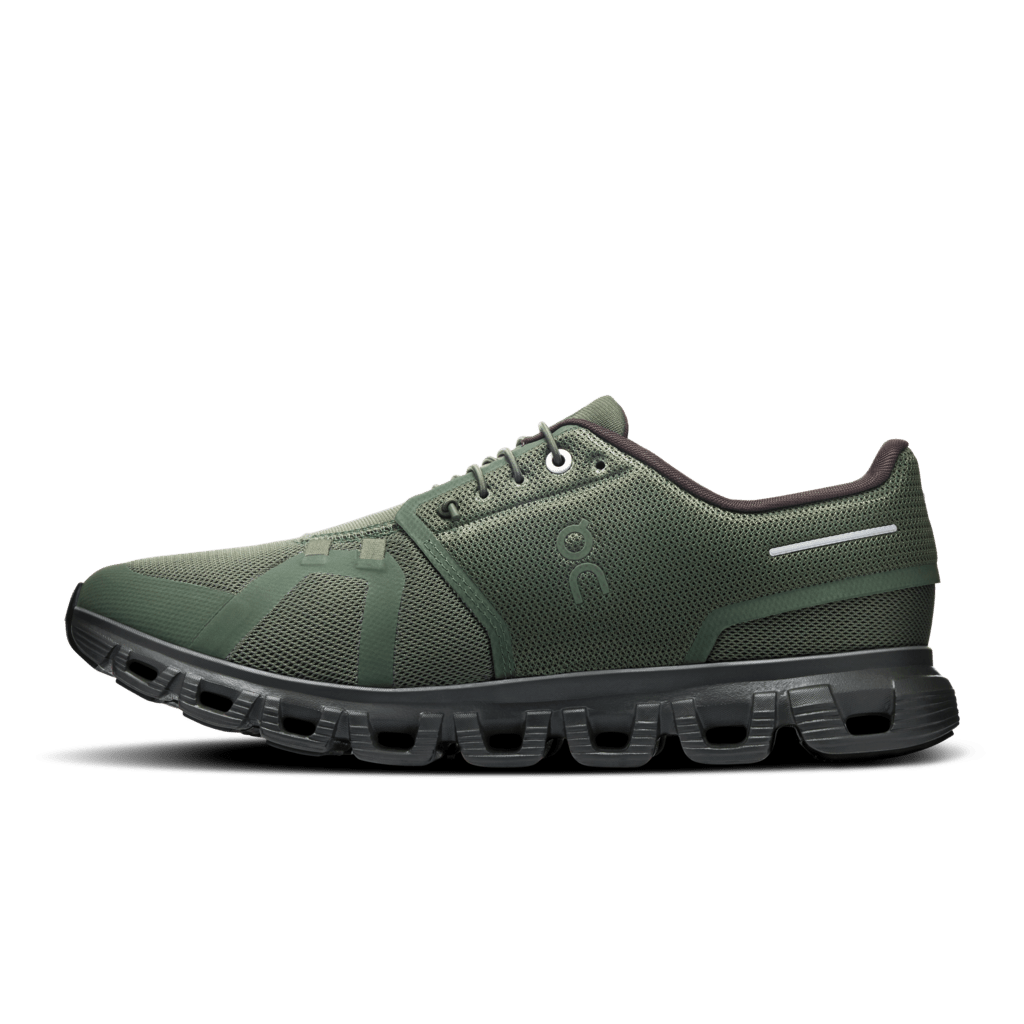 On Men's Cloud 6 Lifestyle Shoes - Thyme/Espresso