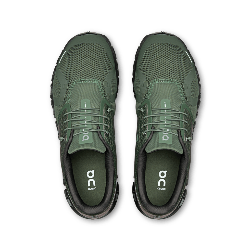 On Men's Cloud 6 Lifestyle Shoes - Thyme/Espresso