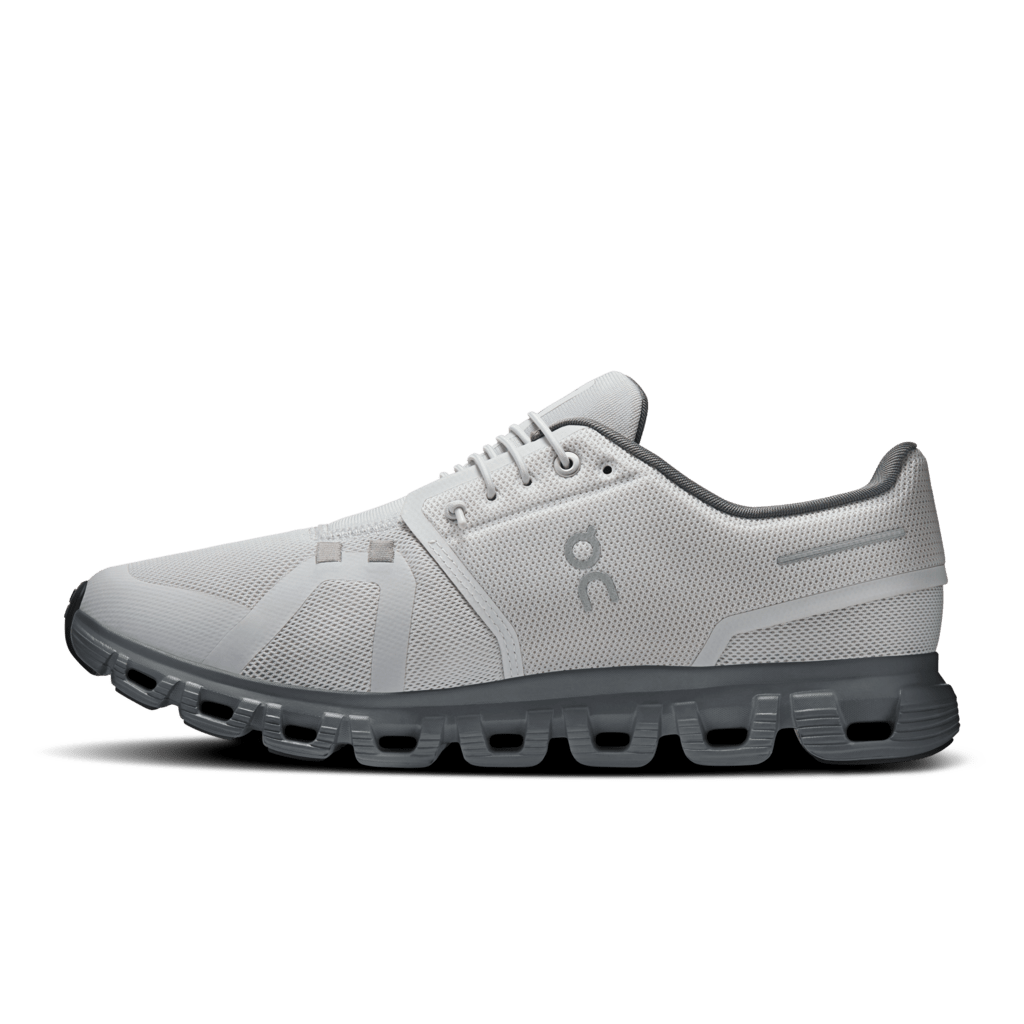 On Men's Cloud 6 Lifestyle Shoes - Wolf/Rock