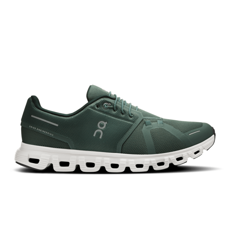 セシル On Men's Cloud 6 - Olive/Evergreen – Seliga Shoes