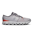 On Men's Cloud X 4 - Silver/Flame