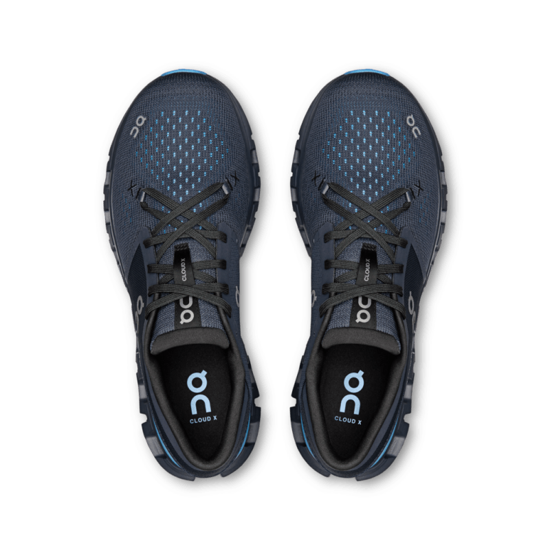 On Men's Cloud X 4 Training Shoes - Navy/Gourami