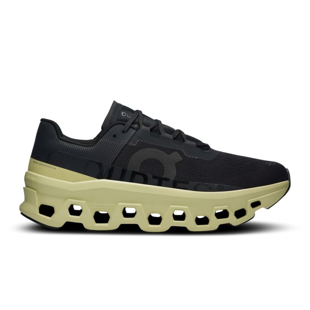 On Men's Cloudmonster - Black/Acacia