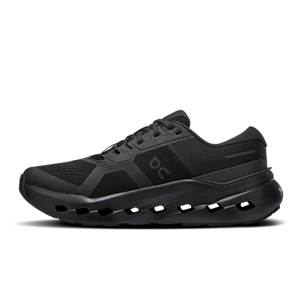 On Men's Cloudrunner 3 Running Shoes - Black/Black (Wide Width)