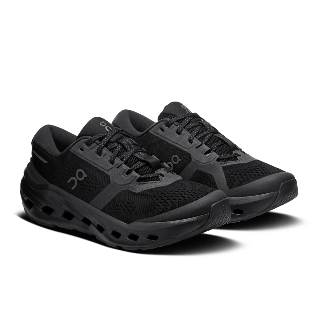 On Men's Cloudrunner 3 Running Shoes - Black/Black