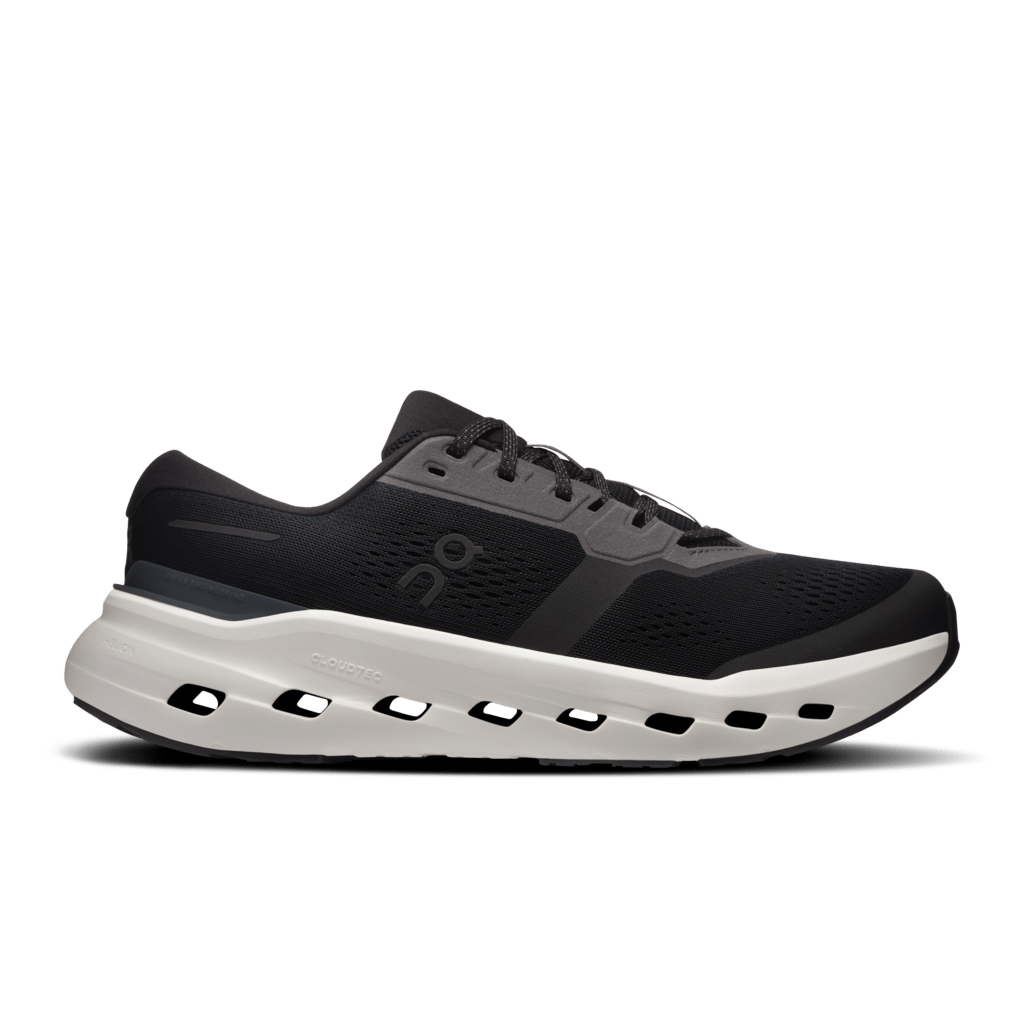 On Men's Cloudrunner 3 Running Shoes - Black/Ivory