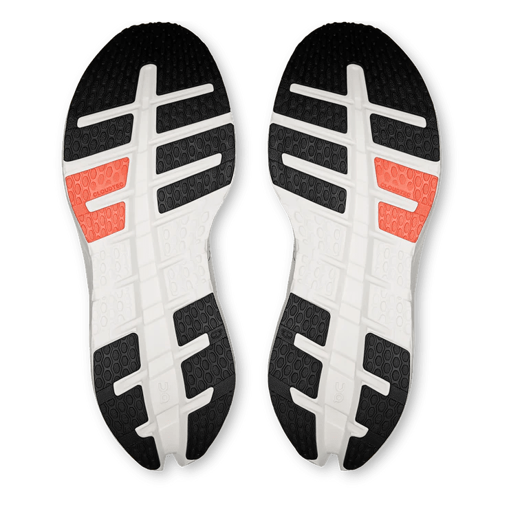 On Men's Cloudrunner 3 Running Shoes - Ivory/Flame