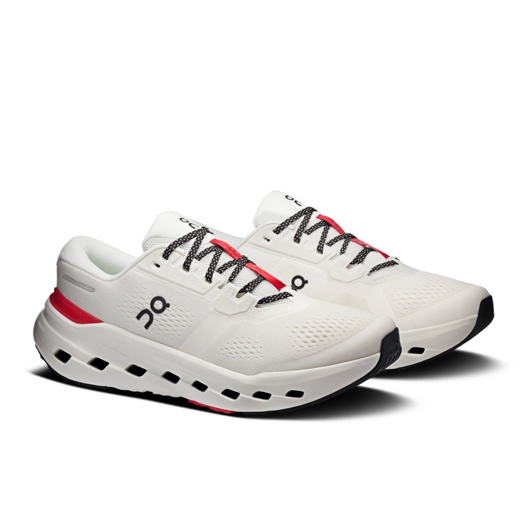 On Men's Cloudrunner 3 Running Shoes - Ivory/Robin